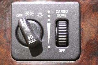 USED RV/MOTORHOME 6 SWITCH & HEADLIGHT CONTROL PANEL FOR SALE