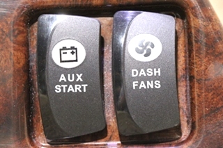 USED RV/MOTORHOME 6 SWITCH & HEADLIGHT CONTROL PANEL FOR SALE