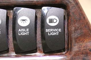 USED RV/MOTORHOME 6 SWITCH & HEADLIGHT CONTROL PANEL FOR SALE
