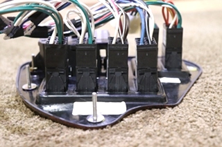 USED RV/MOTORHOME 6 SWITCH & HEADLIGHT CONTROL PANEL FOR SALE