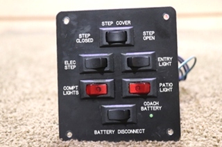 USED 6 SWITCH DASH PANEL MOTORHOME PARTS FOR SALE