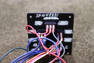 USED 6 SWITCH DASH PANEL MOTORHOME PARTS FOR SALE