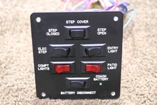 USED 6 SWITCH DASH PANEL MOTORHOME PARTS FOR SALE