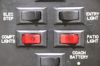 USED 6 SWITCH DASH PANEL MOTORHOME PARTS FOR SALE