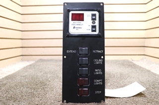 USED BATTERY DISCONNECT & 5 SWITCH PANEL RV/MOTORHOME PARTS FOR SALE