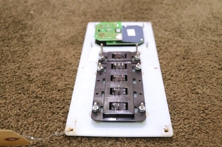 USED BATTERY DISCONNECT & 5 SWITCH PANEL RV/MOTORHOME PARTS FOR SALE