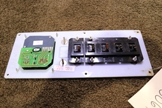 USED BATTERY DISCONNECT & 5 SWITCH PANEL RV/MOTORHOME PARTS FOR SALE