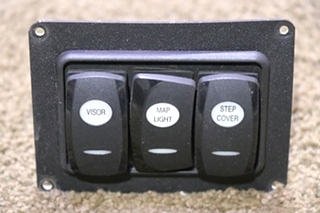 USED VISOR / MAP / STEP DASH SWITCH PANEL MOTORHOME PARTS FOR SALE