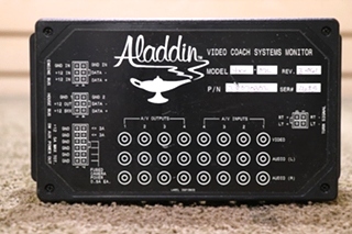 USED 38070302 ALADDIN VIDEO COACH SYSTEM MONITOR RV PARTS FOR SALE