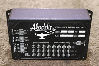 USED 38070302 ALADDIN VIDEO COACH SYSTEM MONITOR RV PARTS FOR SALE