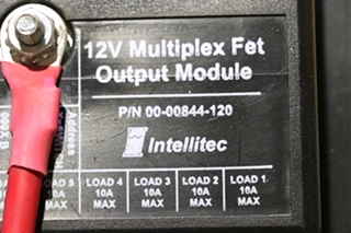 USED MOTORHOME INTELLITEC 00-00844-120 12V MULTIPLEX FET OUTPUT MODULE FOR SALE