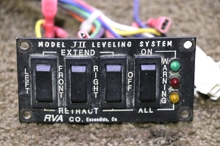 USED JII RVA LEVELING SYSTEM SWITCH PANEL RV PARTS FOR SALE