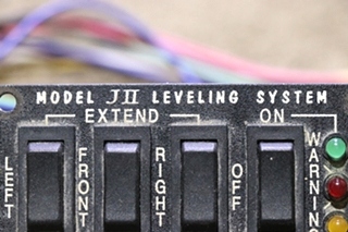 USED JII RVA LEVELING SYSTEM SWITCH PANEL RV PARTS FOR SALE