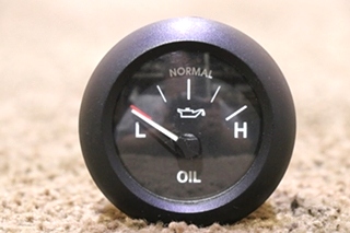 USED RV/MOTORHOME FREIGHTLINER OIL DASH GAUGE 7570-10002-01 FOR SALE