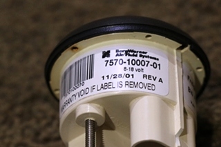 USED 7570-10007-01 FREIGHTLINER VOLT DASH GAUGE RV PARTS FOR SALE