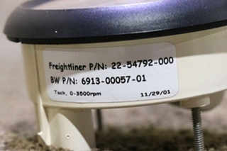 USED FREIGHTLINER TACHOMETER DASH GAUGE 7671-10001-01 RV/MOTORHOME PARTS FOR SALE