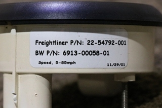 USED RV 7671-13001-01 FREIGHTLINER SPEEDOMETER DASH GAUGE FOR SALE