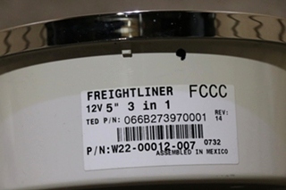 USED 3 IN 1 FREIGHTLINER TACH / FUEL / VOLT DASH GAUGE W22-00012-007