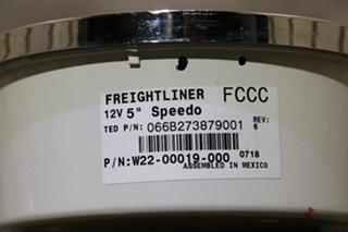 USED W22-00019-000 FREIGHTLINER SPEEDOMETER DASH GAUGE