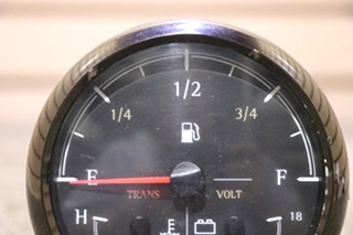 USED 6913-00275-29 MEDALLION 3 IN 1 FUEL / TRANS / VOLT DASH GAUGE