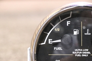 USED 8653-50005-19 MEDALLION 4 IN 1 FUEL / TRANS / OIL / ENGINE DASH GAUGE