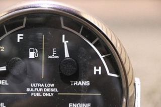 USED 8653-50005-19 MEDALLION 4 IN 1 FUEL / TRANS / OIL / ENGINE DASH GAUGE