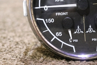 USED 3 IN 1 MEDALLION 8640-40014-19 TACH / FRONT / REAR DASH GAUGE