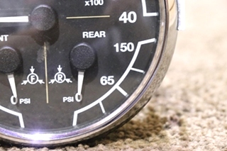 USED 3 IN 1 MEDALLION 8640-40014-19 TACH / FRONT / REAR DASH GAUGE