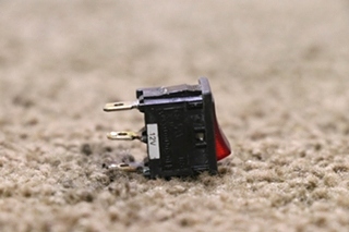 USED RED LIGHT ROCKER SWITCH