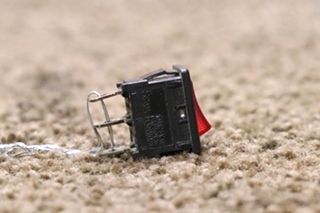 USED MIRROR HEAT RED LIGHT ROCKER SWITCH