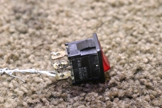USED MIRROR HEAT RED LIGHT ROCKER SWITCH
