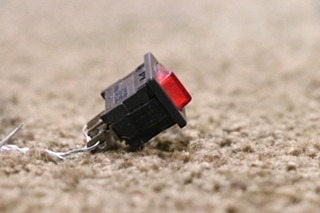 USED MIRROR HEAT RED LIGHT ROCKER SWITCH