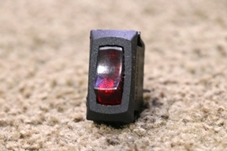 USED RED LIGHT ROCKER SWITCH