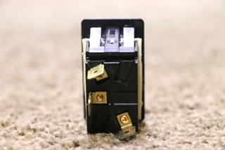 USED BLACK WITH RED LIGHT 0852-0270 ROCKER SWITCH