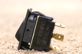 USED BLACK WITH RED LIGHT ROCKER SWITCH 0852-0270
