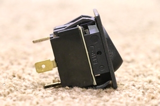 USED BLACK WITH RED LIGHT ROCKER SWITCH 0852-0270