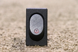 USED 0852-0270 BLACK WITH RED LIGHT ROCKER SWITCH