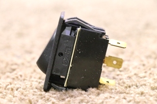USED BLACK WITH RED LIGHT 0852-0270 ROCKER SWITCH