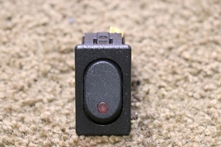 USED BLACK WITH RED LIGHT ROCKER SWITCH 0852-0270