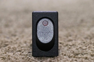 USED 0852-0270 BLACK WITH RED LIGHT ROCKER SWITCH