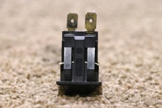 USED 0852-0270 BLACK WITH RED LIGHT ROCKER SWITCH