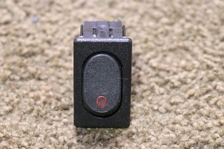 USED BLACK WITH RED LIGHT 0852-0270 ROCKER SWITCH