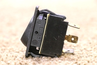 USED BLACK WITH RED LIGHT ROCKER SWITCH 0852-0270
