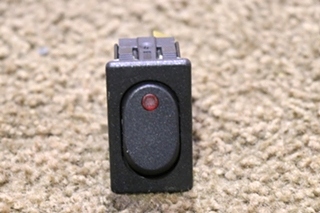 USED BLACK WITH RED LIGHT 0852-0270 SWITCH