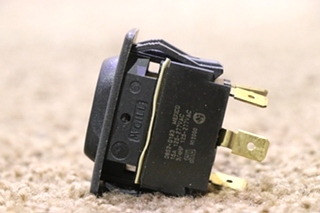 USED BLACK 0852-0193 ROCKER SWITCH