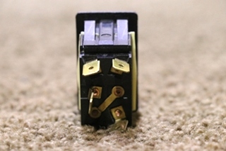 USED BLACK 0852-0193 ROCKER SWITCH