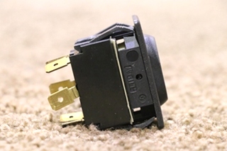 USED BLACK 0852-0105 ROCKER SWITCH