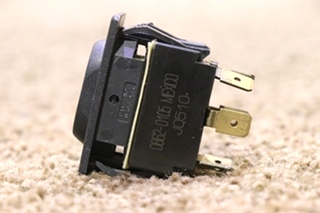 USED BLACK 0852-0105 ROCKER SWITCH