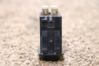 USED BLACK LIGHTED L24D1 ROCKER SWITCH