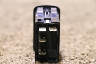 USED L11D1 LIGHTED BLACK ROCKER SWITCH